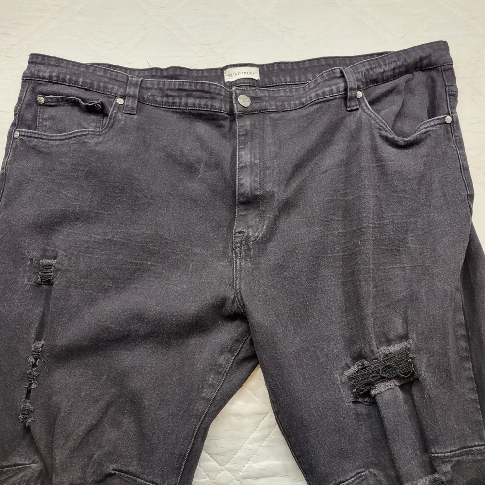 Blind Trust black distressed jeans size 54X32‎ - Picture 5 of 9